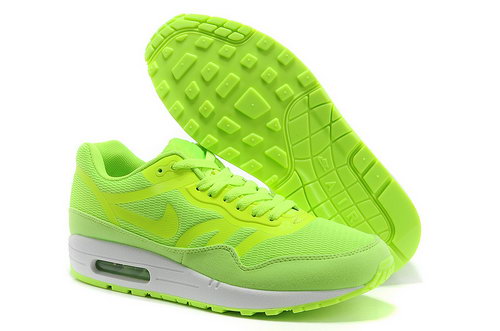 Nike Wmns Air Max 1 Cmft Prm Tape Unisex All Green Running Shoes Hong Kong